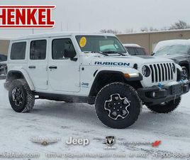 JEEP WRANGLER CONVERTIBLE UNLIMITED USED 2021 JEEP WRANGLER UNLIMITED 4XE RUBICON