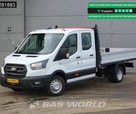 FORD TRANSIT 165PK AUTOMAAT DUBBEL CABINE OPEN LAADBAK 3,5T — BESTELAUTO'S — MARKTPLAATS