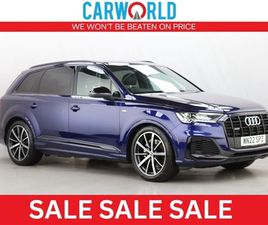 AUDI Q7 3.0 TFSI V6 55 BLACK EDITION SUV 5DR PETROL TIPTRONIC QUATTRO EURO 6 (START/STOP) (340 PS)