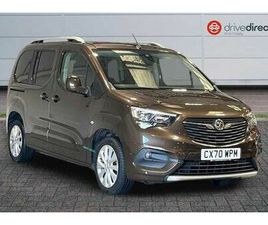 VAUXHALL COMBO 2020 VAUXHALL COMBO LIFE 1.2I ELITE
