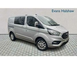 FORD TRANSIT CUSTOM 2022 FORD TRANSIT CUSTOM 2.0 ECOBLUE 130PS LOW ROOF D/CAB LIMITED VAN OTHER DIESEL MANUAL