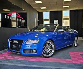 AUDI S5 CABRIOLET V6 3.0 TFSI 333 CV QUATTRO S TRONIC / DOSSIER DE FACTURES / CAMERA DE RECUL / CONFIG RARE / S 5