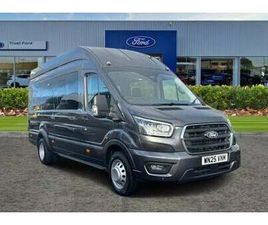 2025 FORD TRANSIT 460 LIMITED AUTO L4 H3 ELWB HIGH ROOF 17 SEAT MINIBUS RWD 2.0 ECOBLUE 165PS MIN...