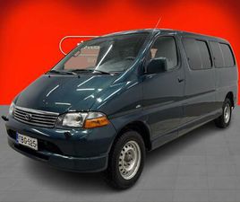 TOYOTA HIACE TOYOTA HIACE 2,5 D4D 100 4OV PITKÄ DX-BUSSI - 9-PAIKKAINEN, ILMASTOINTI, SIISTI ALUSTA, KAHDET RENKAAT, KATSASTETTU 10/25, HUOLTOKIRJA, VIIMEISIN HUOLTO TEHTY 6