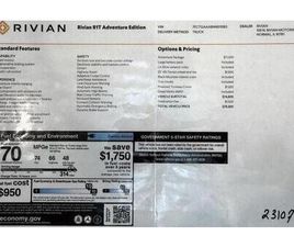 2022 RIVIAN R1T ADVENTURE