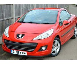 PEUGEOT 207 CC 2011 PEUGEOT 207 1.6 VTI SPORT 2DR AUTO CONVERTIBLE PETROL AUTOMATIC