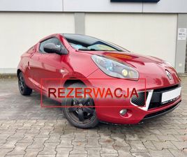 RENAULT WIND 1.2 TCE 100KM, CABRIO, BEZWYPADKOWY, NISKI PRZEBIEG, BARDZO Z