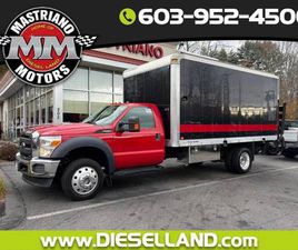 2015 FORD SUPER DUTY F-550 DRW WOW 4X4 6.7L POWERSTROKE DIESEL BOX TRUCK!!! **FI