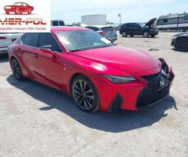 LEXUS IS IS 350 LEXUS IS 350 F SPORT 2021 3.5L 3.5 BENZYNA 311KM