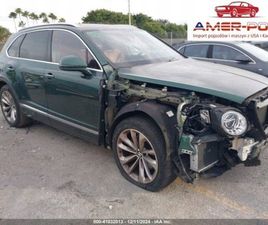 BENTLEY BENTAYGA V8 2019 4.0L 4.0 BENZYNA 542KM