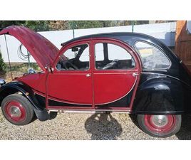 CITROEN 2CV 1983 CITROEN 2CV ROUGE FONCÉ MANUEL, 4 VITESSES CONDUITE...