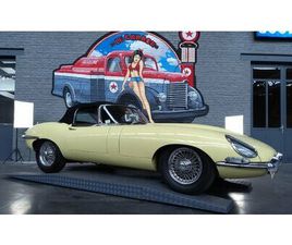 JAGUAR TYPE E 1968 JAGUAR E-TYPE JAUNE MANUEL, 4 VITESSES CONDUITE À GA...