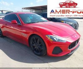 MASERATI GRANTURISMO MCSPORT 2018, OD UBEZPIECZALNI 4.7 BENZYNA 454KM