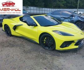 CORVETTE C8 STINGRAY CHEVROLET CORVETTE STINGRAY 2LT 2023 6.2L 6.2 BENZYNA 495KM