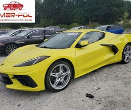 CORVETTE C8 STINGRAY CHEVROLET CORVETTE STINGRAY 2LT 2021 6.2L 6.2 BENZYNA 490KM