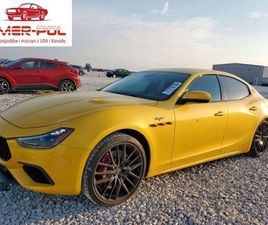 MASERATI GHIBLI TROFEO MASERATI GHIBLI TROFEO 2022 3.8L 3.8 BENZYNA 580KM