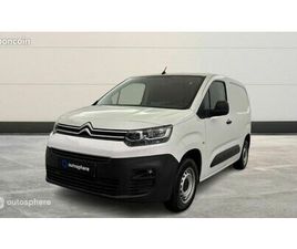 CITROEN BERLINGO SOCIETE CITROEN BERLINGO VAN VÉHICULE UTILITAIRE OU SOCIÉTÉ M 650KG BLUEHDI 100 S&S CLUB BVM5