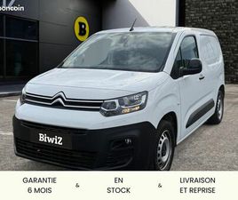 CITROEN BERLINGO SOCIETE CITROËN BERLINGO VU FOURGON 1.5 BLUEHDI 130 CH M 650KG CLUB TVA RÉCUPÉRABLE /GIRAFON/CARPLAY/CAMÉ...