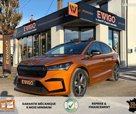 SKODA ENYAQ COUPE VERSION 80 SKODA ENYAQ IV 80 BEV 205 CH 95PPM 82KWH SPORT LINE COUPE / 1ER MAIN / SUIVI SKODA / TOIT PANORAMIQUE / CARPLAY