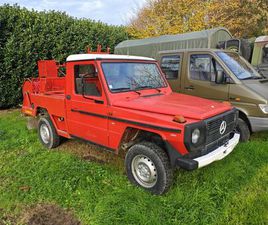 FEUERWEHR MERCEDES PUCH 230 GE MIT NUR 14000KM UND PUMPE