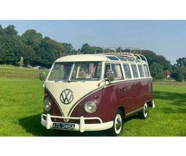 1963 VOLKSWAGEN TYPE 2 DARK RED MANUEL CONDUITE À GAUCHE...