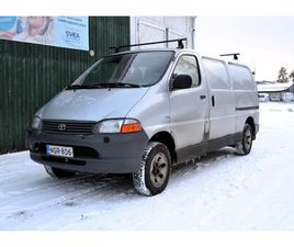 TOYOTA HIACE 2,5 D-4D 100 5OV PITKÄ 4WD **JAKOHIHNA VAIHDETTU, JUURI KATSASTETTU**