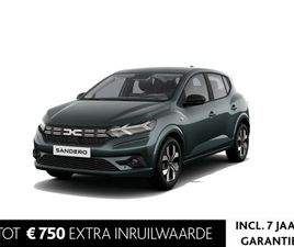 DACIA SANDERO TCE 90 5MT JOURNEY | ACHTERUITRIJCAMERA | BEKLEDING COMFORT | CRUISE CONTROL EN SNELHEIDSBEGRENZER