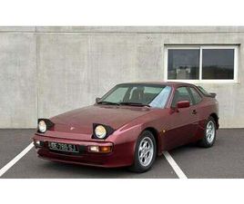 1986 PORSCHE 944 ROUGE MANUEL, 5 VITESSES CONDUITE À GAUC...