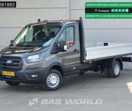 FORD TRANSIT 170PK OPEN LAADBAK DUBBELLUCHT 3,5T TREKHAAK AI — BESTELAUTO'S — MARKTPLAATS