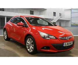 VAUXHALL ASTRA GTC VAUXHALL GTC 1.4I TURBO SRI COUPE 3DR PETROL MANUAL EURO 6 (START/STOP) (140 PS)
