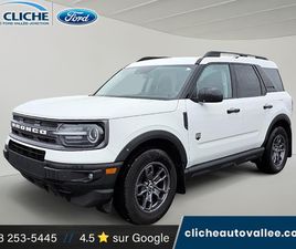 FORD BRONCO SPORT FORD BRONCO SPORT 2022 BIG BEN 4X4, SIEGES CHAUFF, 1 PROPRIO