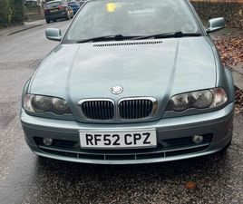 BMW, 3 SERIES, COUPE, 2002, SEMI-AUTO, 2494 (CC), 2 DOORS