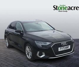 AUDI A3 SPORTBACK 35 TFSI 2021 AUDI A3 1.5 TFSI 35 SPORT SPORTBACK 5DR PETROL S TRONIC EURO 6 (START/STOP) (150 PS) HATCHBACK PETR...