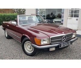 MERCEDES CLASSE S 380 SE 1985 MERCEDES 380 SE ROUGE FONCÉ AUTOMATIQUE, 4 VITESSES...