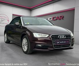 AUDI A3 CABRIOLET 2.0 TDI 150 CH S TRONIC 6 AMBITION LUXE - CAMÉRA DE RECUL/SIÈGES CHAUFFANTS - GARANTIE 12 MOIS