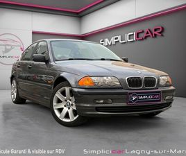 BMW SERIE 3 E46 325I 192 CH PACK LUXE - 6 CYLINDRES EN LIGNE - CARNET D'ENTRETIEN - ETAT EXCEPTIONNEL - BOULE D'ATTELAGE