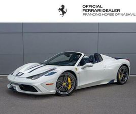 2015 FERRARI 458 SPIDER SPECIALE