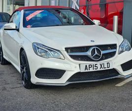 MERCEDES-BENZ E CLASS 3.5 E400 V6 AMG LINE CABRIOLET 2DR PETROL G-TRONIC+ EURO 6 (S/S) (333 PS) NY SALE CONVERTIBLE 2015, 82024 MILES, £13500 - 32971900 - EXCHA