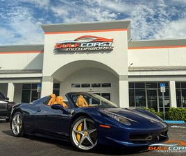 FERRARI 458 ITALIA SPIDER USED 2014 FERRARI 458 SPIDER BONITA SPRINGS FL 34134