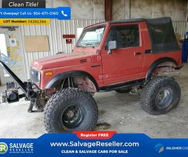 SUZUKI SAMURAI 1987 SUZUKI SAMURAI 4WD SOFT TOP