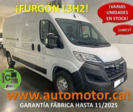 OPEL MOVANO FG. 2.3CDTI L3H2 3500 140CV