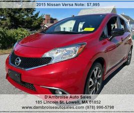 NISSAN VERSA NOTE 2015 NISSAN VERSA NOTE SR 4DR HATCHBACK, LOW MILES!!