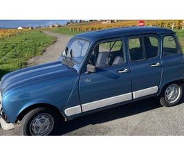 1989 RENAULT 4L BLEU FONCÉ MANUEL, 4 VITESSES CONDUITE À...
