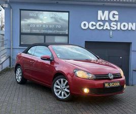 VOLKSWAGEN GOLF CABRIOLET GOLF 1.6 TDI 105 FAP CR CARAT