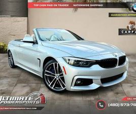 BMW SERIE 4 CABRIOLET 430 $263/MO - 2018 BMW 4 SERIES 430I CONVERTIBLE M SPORT! WE FINANCE ALL C