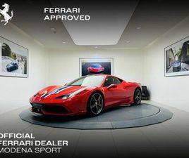 FERRARI 458 ITALIA SPECIALE SPECIALE
