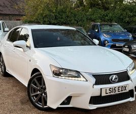 LEXUS GS GS 300H 2015 (15) - 2.5 300H F SPORT CVT EURO 5 (START/STOP) 4DR