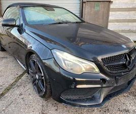 MERCEDES CLASSE E CABRIOLET E 200 2016 16 MERCEDES E CLASS E200 AMG AUTO CONVERTIBLE DAMAGED REPAIRABLE SALVAGE