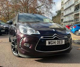 CITROEN DS3 CABRIO CITROEN, DS3, CONVERTIBLE, 2014, MANUAL, 1598 (CC), 3 DOORS