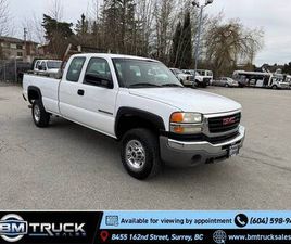GMC SIERRA 2500HD EXTENDED CAB 2006 GMC SIERRA 2500HD EXT CAB / 8 FT LONG BOX / 2WD